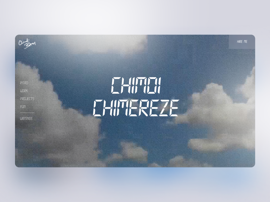 Chimdi Chimereze | Portfolio